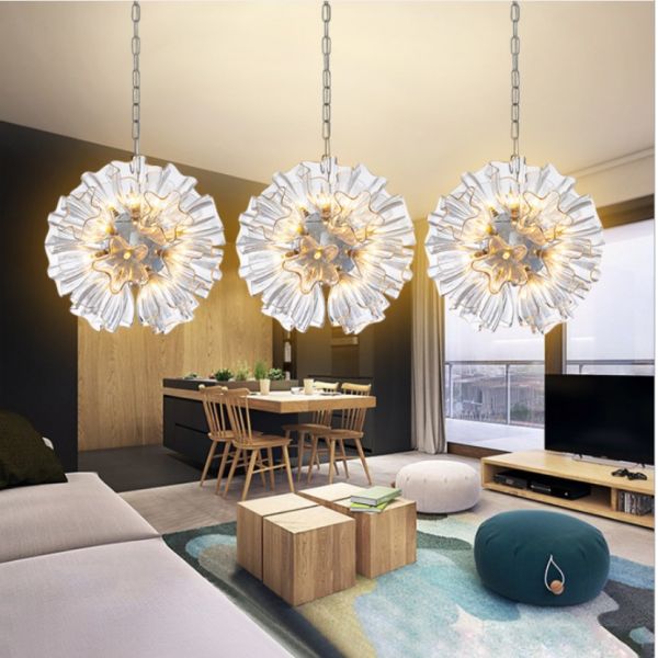 Hot Selling Modern Dandelion Glass Pendant Lamp for Living Room lighting Home Lighting Hotel Lighting Shop Lighting