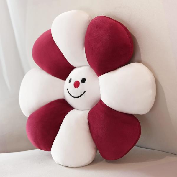 Flower Pillow,Flower Shaped Throw Pillow Christmas Decor Flower Floor Pillow,Seating Cushion,Cute Room Decor & Plush
