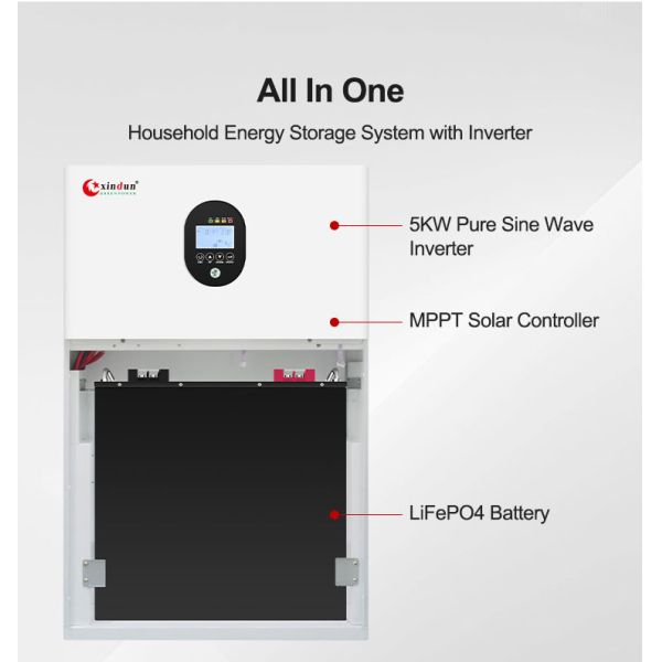 HES PLUS All In One Energy Storage Inverter  And Lithium Lifepo4 Battery 5KW-45KW