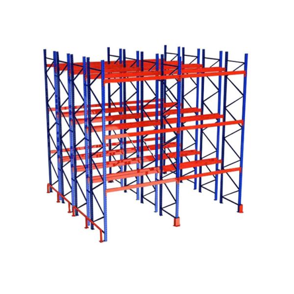 Heavy Duty Adjustable Pallet Racking System with Q235B Steel Structure and Customizable Warehouse Storage Solution