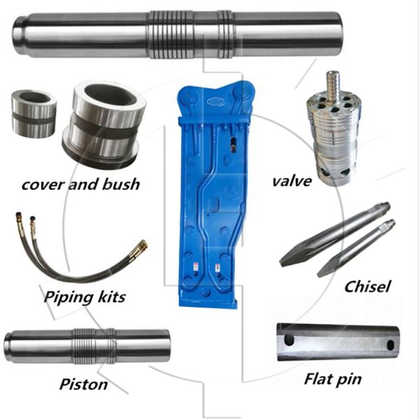 ST200 ST300 Excavator Rock Breaker Hydraulic Concrete Breaker Hydraulic Breaker Piston