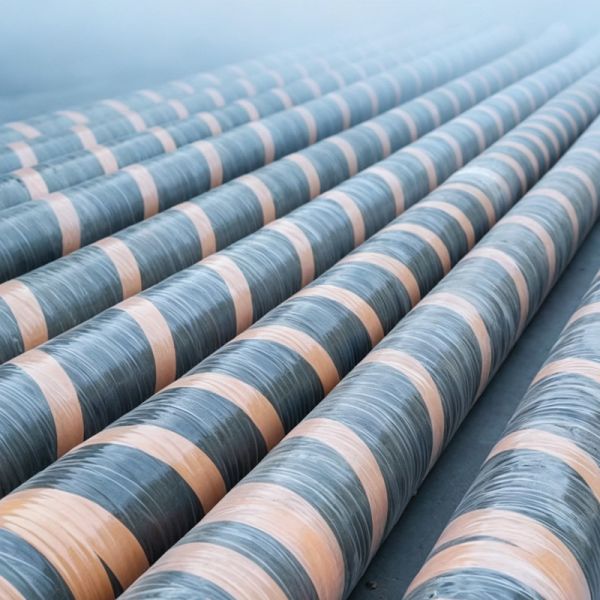 Saltwater Resistant UV Protected Weather Resistant Floating Dredge Hose for Marine Applications