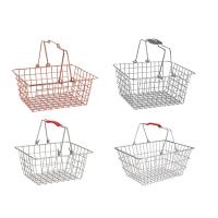 Stainless Steel Handheld Shopping Basket 60L-240L Customizable