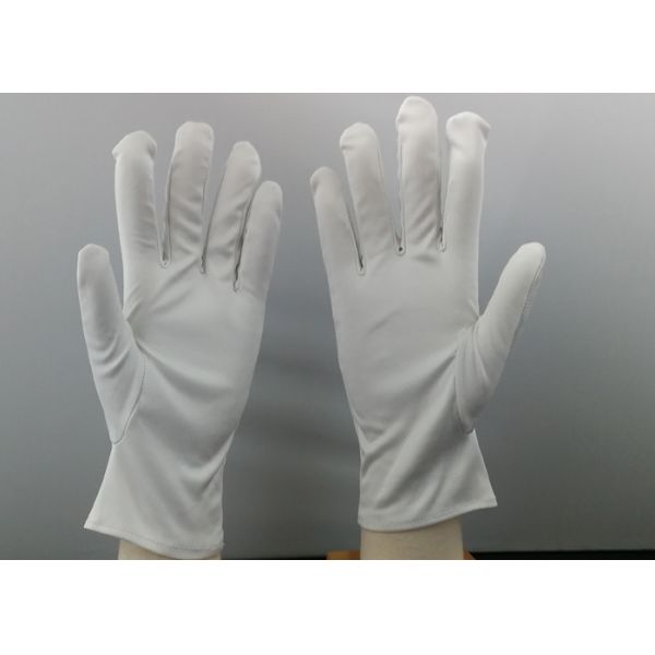 Анти- ювелирные изделия пыли регулируя перчатки, напечатанную шелковую ширму перчаток ювелирных изделий Микрофибер