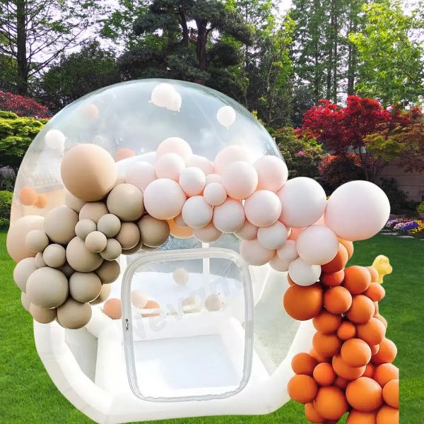 Customized Size Unisex Inflatable White Bouncer with Slide and Ballpit 2024 Edition