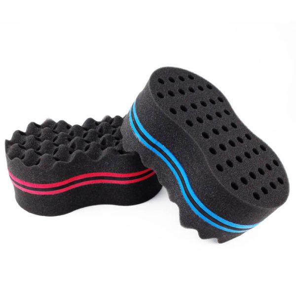 8 Shape Hair Sponge Twist Small 9mm Hole Curl Sponge Brush PU+EVA