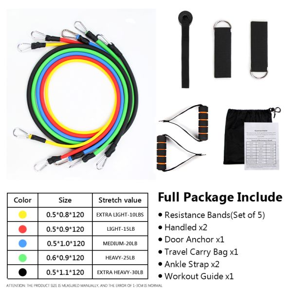 11 tubos de la resistencia del engranaje de la aptitud de las PC 120m m 2 bandas del tubo del tobillo