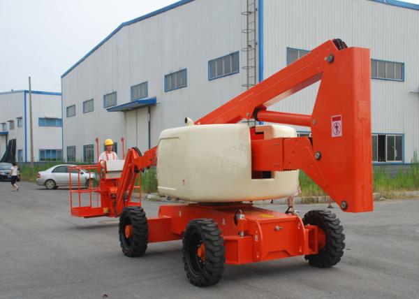 Self Propelled Articulated Hydraulic Boom Lift for Aerial Work 24M Lift Height 230Kg Rated Capacity