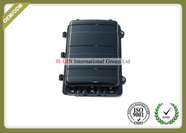 48cores Horizontal Outdoor Fiber Optic Closure With PC Material Silica Gel Type
