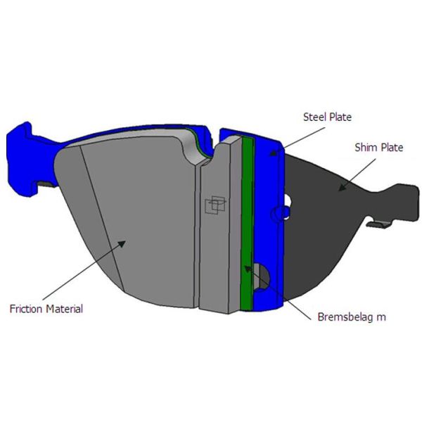 Auto Brake Pads For Toyota RAV 4 III LEXUS ES350 2007-2014 Rear 04466-33160