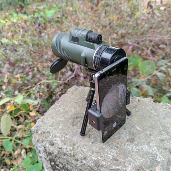 Высокий Monocular призмы телескопа FMC BAK4 мобильного телефона определения 12x50mm