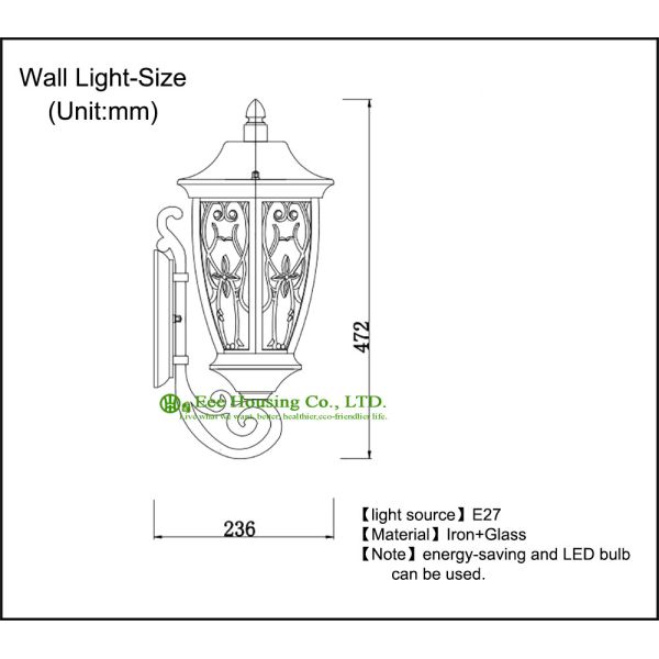 Modern deco art wall lamp Industrial vintage pendant light black/white lighting