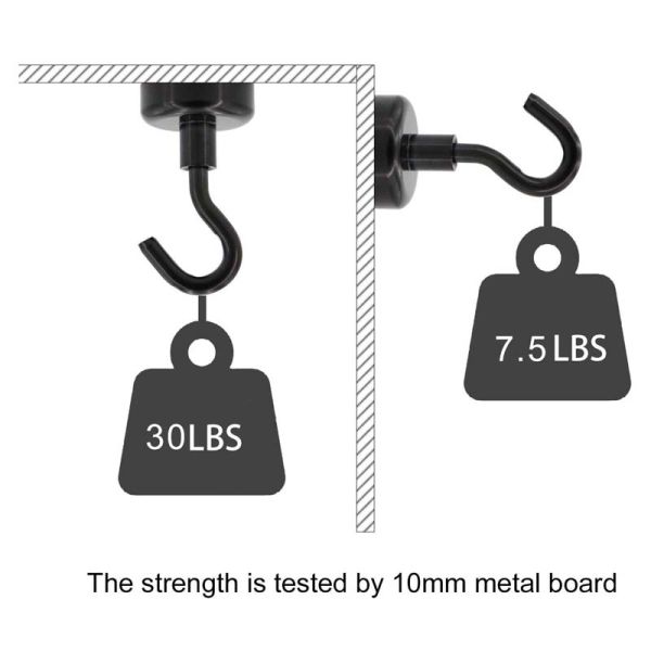Zinc coating strong Ferrite Pot Magnet For Work Room