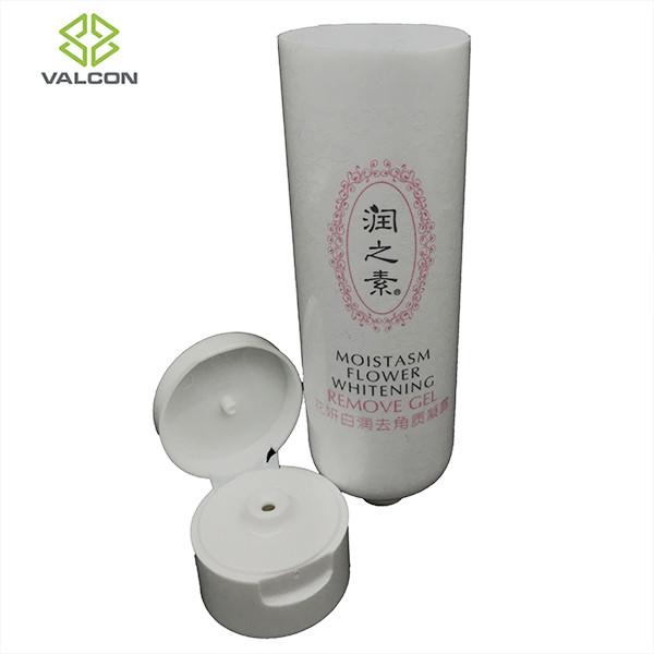 50 ML Pharmaceutical Tube Packaging , White Flip Cap Tube For Remove Gel