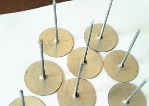 Os pinos de aço galvanizados da solda da cabeça do copo, 12Ga isolaram os pinos da âncora com base de papel