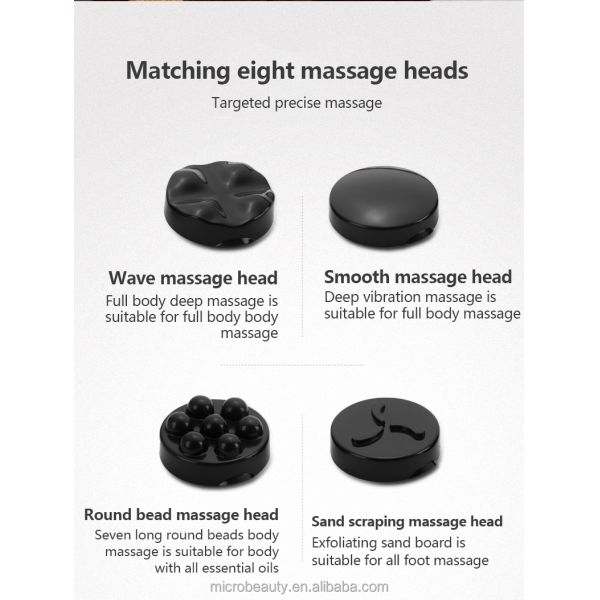 Handheld Body Anti Cellulite Massager Electric Heating Vibration Body Massage Hammer