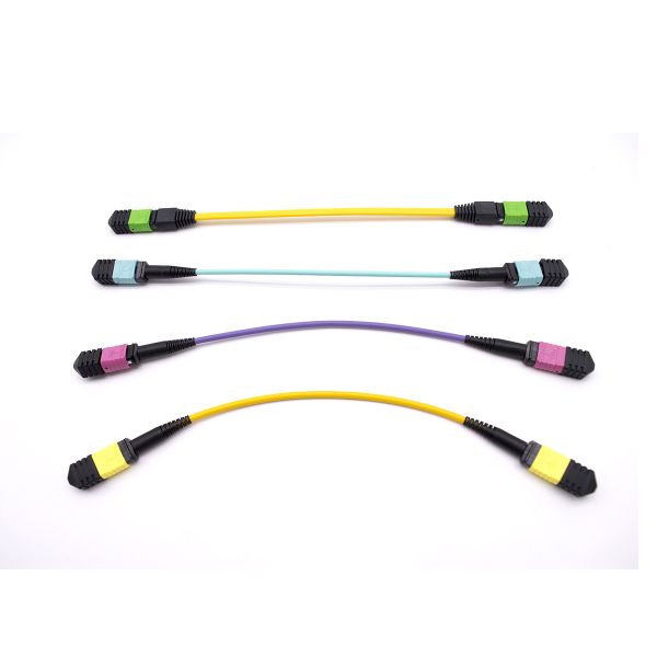 Multimode 96 Fiber Patch Cord OM4 MPO To MPO Female Breakout Trunk Fiber Cable