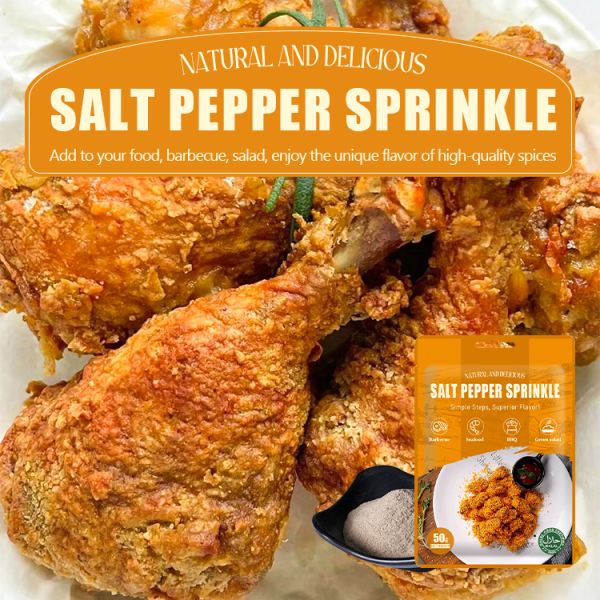 Chinese Manufacturers Direct Sales Salt and Pepper Fried Chicken Cooking Powder Salt and Pepper for Export