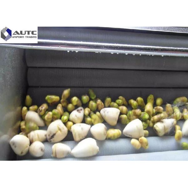 High Efficiency Cylindrical Roller For Fruit&Vegetable Cleaning Brush Galvanized Metal Yellow Green