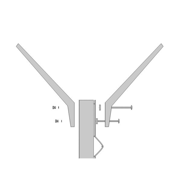 ISO9001 2008 Steel Fence Post Clamps Metal Fence Accessories Iron Steel