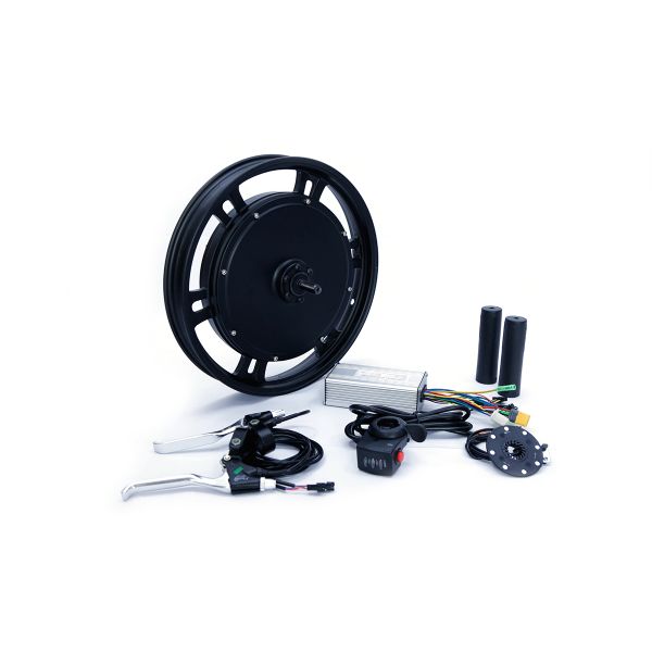 16 Inch Integrated Rim 36v 350w Electric Bike Kit / Rear Ebike Conversion Kit