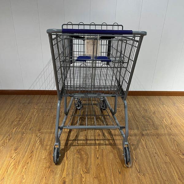240L Large Capacity Convenience Store China Grocery Carts  American Style Hand Trolley