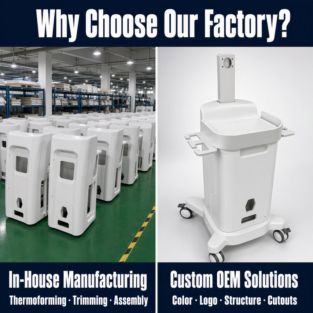 Custom Vacuum Formed Medical Enclosures with Full Assembly Service | OEM ABS/PC Shells