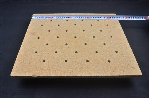 Furnace Use Porous Ceramic Plate , Refractory Lightweight Kiln Shelves SGS