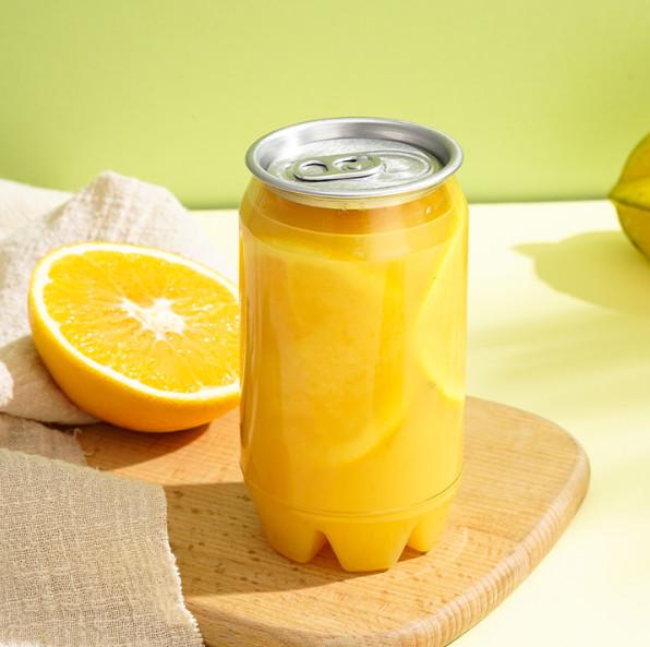 12oz 350ml 16oz 500ml Plastic Juice Bottles With Easy Open Lid