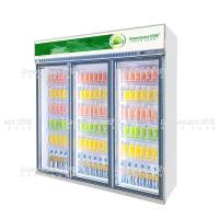 Refrigerador de bebidas com motor de inversor para supermercado