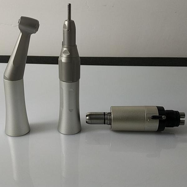 Straight Low Speed Dental Turbine Handpiece Push Botton Chuck Type