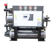 Chiller refrigerado por agua de 30 horas con cinta condensadora de tubo en la cáscara y la solución de refrigeración definitiva para la industria