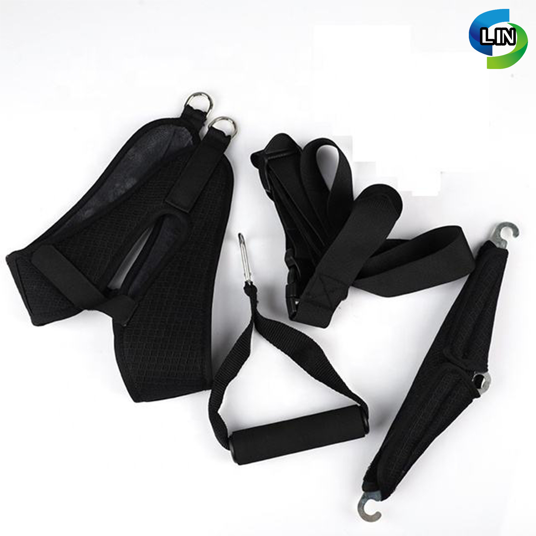 Lightweight Portable Manual Cervical Traction Device with Polyester Fabric for Hanging Spinal Correction