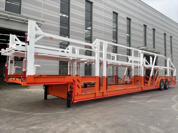 CIMC brand new steel equipped with 8/10 cars capacity Wabco brake system perfect for car transportation truck semi trailers