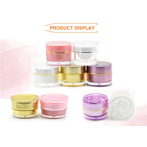 Lightweight Cosmetic 80g Empty Face Cream Jars