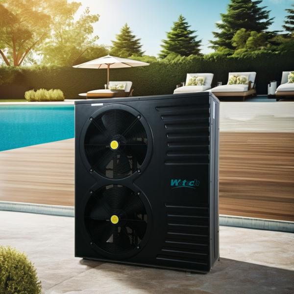 Bomba de calor de piscina Wifi de 31 kW com baixo ruído Aquecedores de água elétricos para domicílios e hotéis