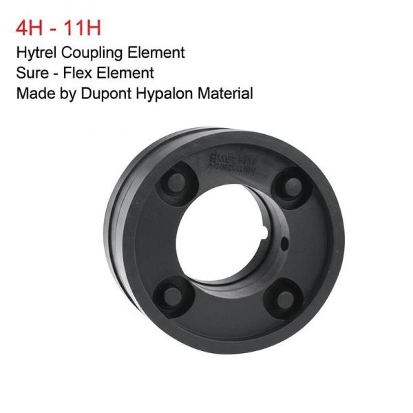 Standard Size 4H - 11H Hytrel Coupling Element with 117mm Outside Diameter and 324.83Nm Nominal Torque