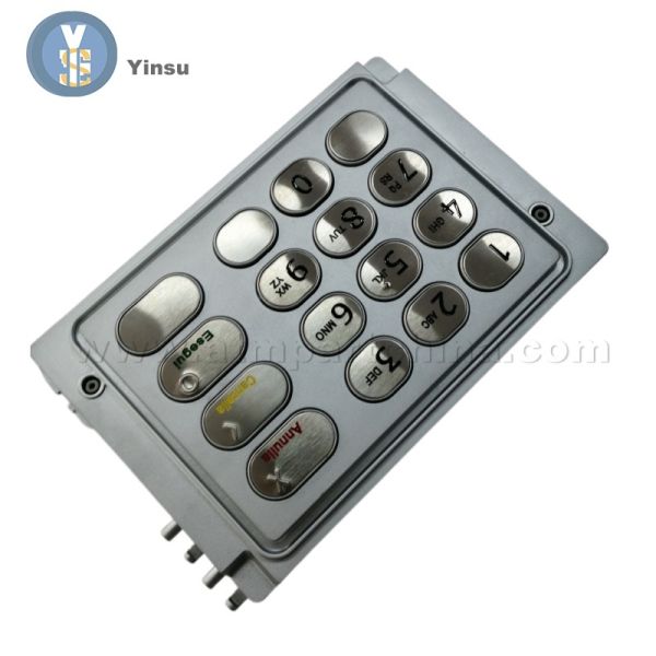 NCR Atleos ATM Spare Parts NCR EPP 3 445-0744366 4450744366 Italy Layout Encryption Keyboard EPP3 Pinpad Gen 2 for NCR ATM Part