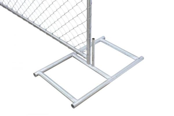 8'x12' temporary chain link fence panels diameter wire 11.5ga chain link mesh 2 x 2 tube 35mm wall thick 1.60mm
