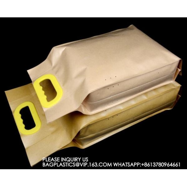 Customized Logo Sustainable Pack 1kg 2kg 5kg 10kg Flat Bottom Pouch Rice Packaging Bags