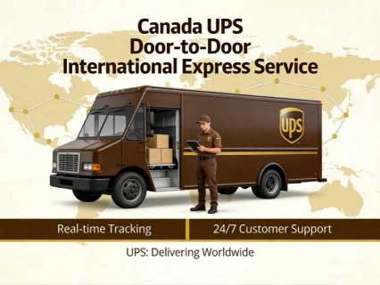 Canada UPS Door To Door Express Service Real Time Tracking 24/7 Customer Support