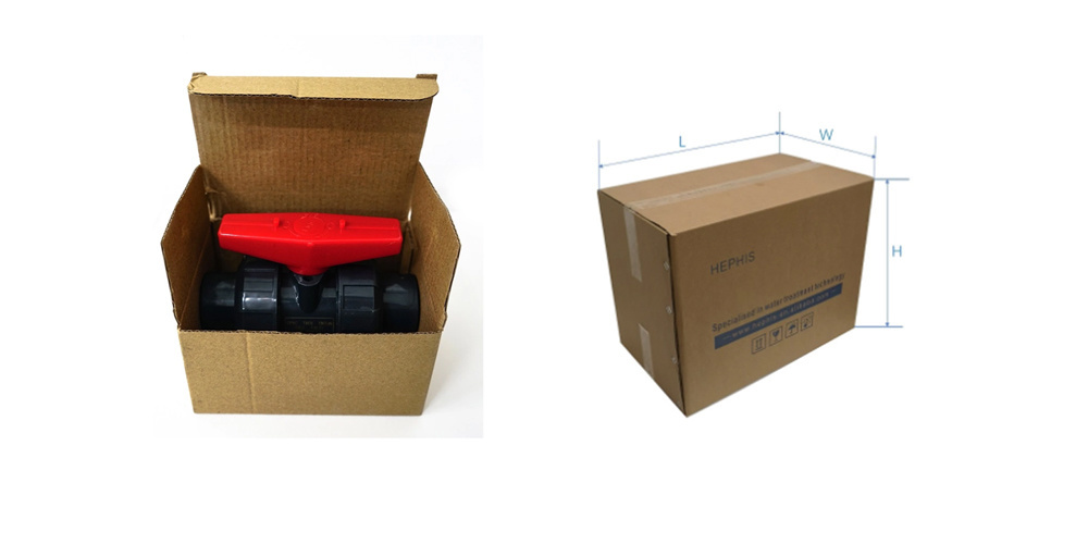 Запрос на заказ Китайская красная стальная ручка QX PVC 2 PCS шаровой клапан для водопроводных систем