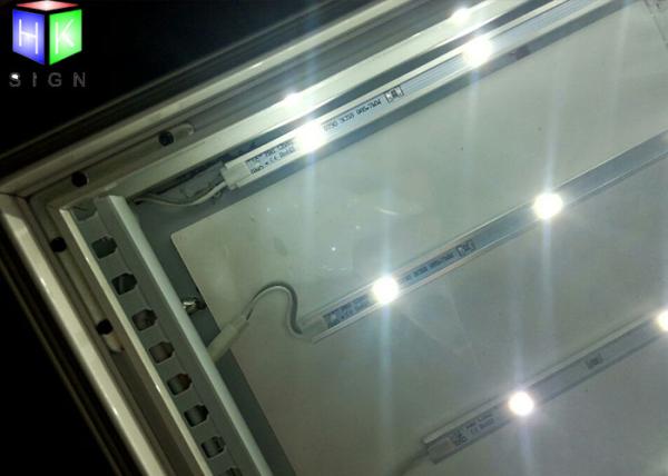 Business Slim LED Light Box Display Aluminum Waterproof For Shop Front Name