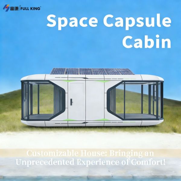 Smart Home Integrated Space Capsule House with Customizable Layout and Thermal Insulation