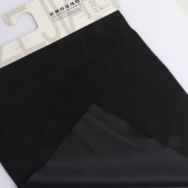 Brush sueded pillowcase/glasses cloth/curtain recycled suede double weft fabric
