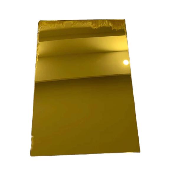 6mm Gold Silver Mirror Cast Acrylic Plastic Sheet Home Furniture Decor Unbreakable