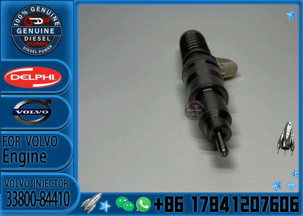 Inyector común 33800-84400 del carril 33800-84410 3380084400 BEBE4C09101 para el motor diesel del camión D6CB de Hyundai