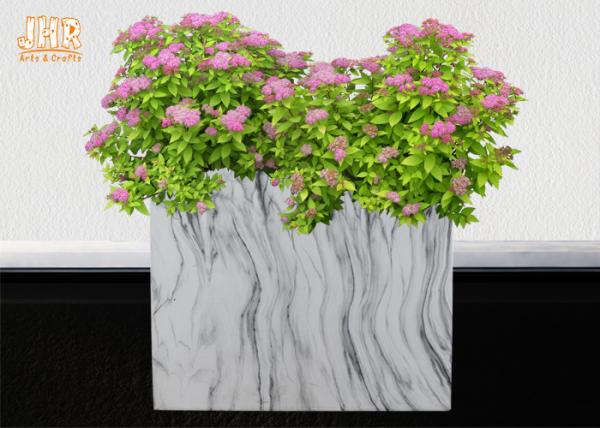 Rectangular Pots Marble Plant Pots Clay Flower Pots MGO Pot Planters Indoor Planters Flower Planter