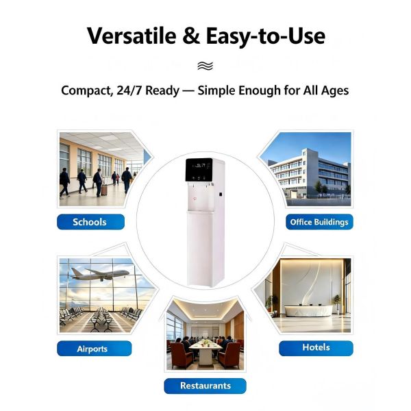Leakage Protection Commercial Hot Cold Water Dispenser Standing With 8L Tank