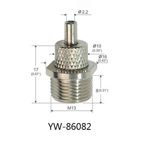 Brass / Steel M13 Thread Wire Gripper For Ceiling And Hanging Fixture YW86082
